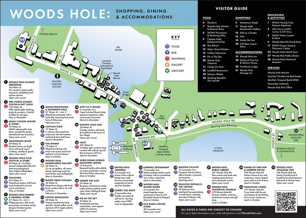 map of woods hole